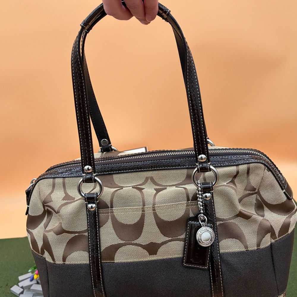 Coach signature vintage medium barrel mini - Picture 6 of 11